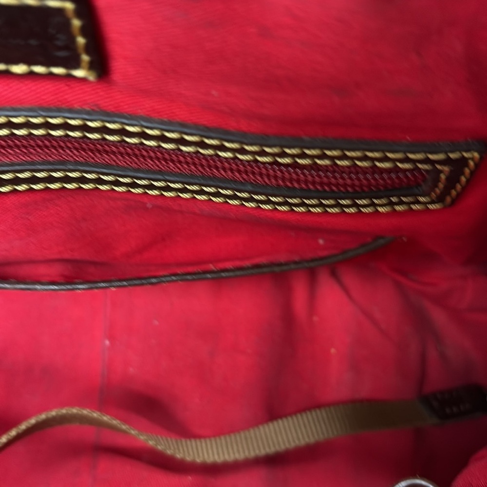 Dooney & Bourke Black and Brown Leather Men's Bag - Picture 6 of 7